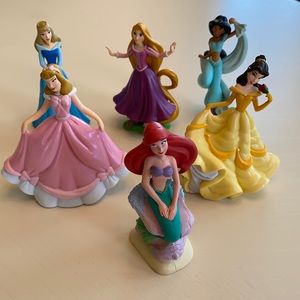 Disney Princess 6-Piece Figurine Set Ariel Jasmine